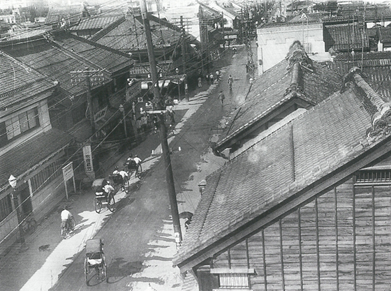 昭和初期の柳町通り